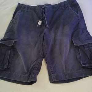 Abercrombie & Fitch Mens Size 32 Authentic Cargo Shorts Black